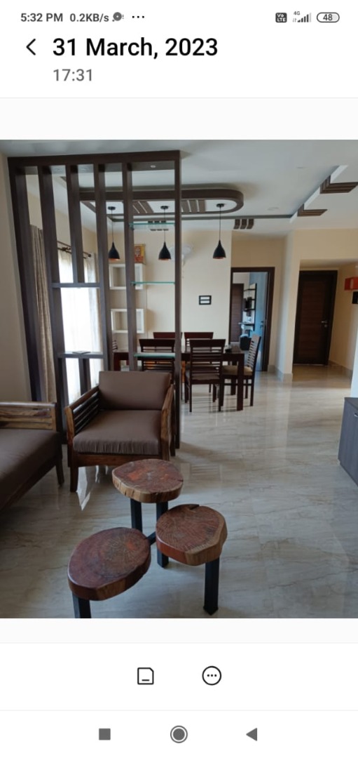 Fully Furnished 3bhk Fully Furnished Apartment in Chandmari, Guwahati, Assam, India for Rent